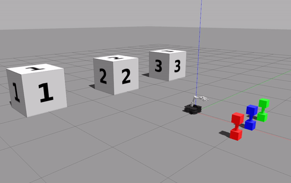 robot picking up block